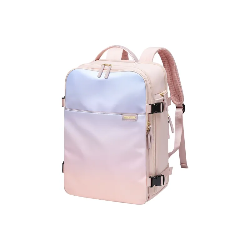 GOLF Fabric Backpack Regular Women's Blue Pink-1