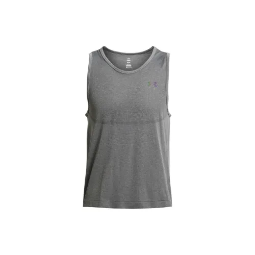 Under Armour Vanish Tank Tops Men Gray