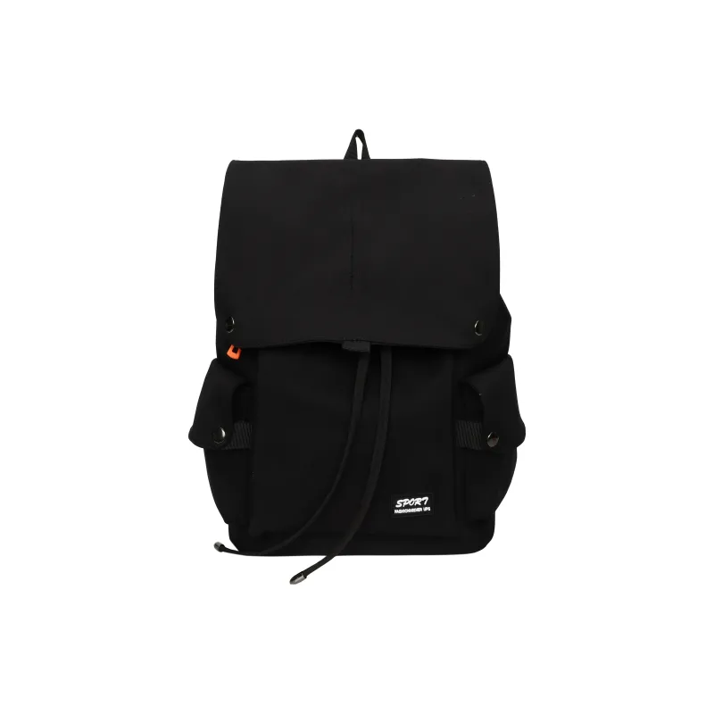 LETOO Nylon Fabric Backpack Regular Unisex Blue White/Black White/Black/Green White-11