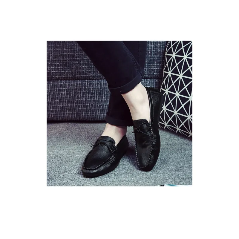 EASTERN CAMEL Gommino Loafers Men's Black-3