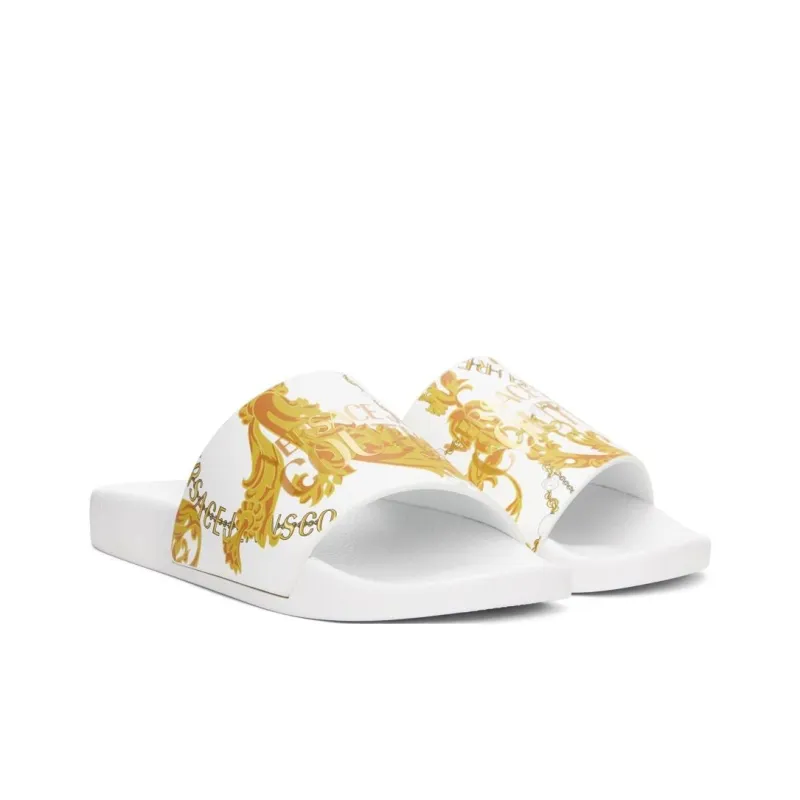 VERSACE JEANS COUTURE Slide Slippers Women's Yellow-2