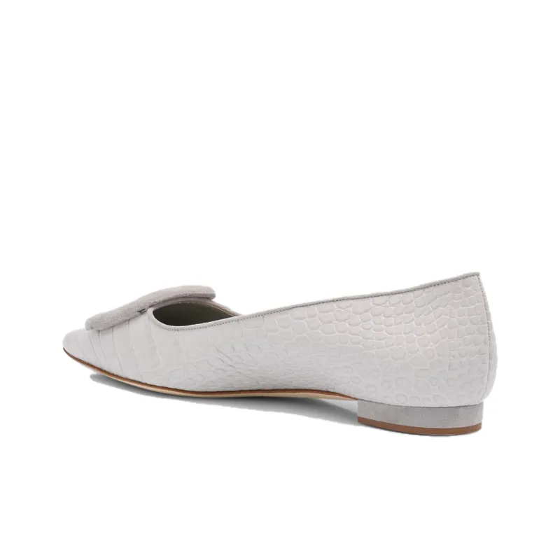 MANOLO BLAHNIK Maysalepump Casual Single Shoes Women's Gray-3