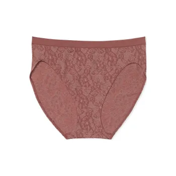 Victoria's Secret Seamless Seamless High-Leg Brief Panty / V R F Underpants Women's 1 Pack Vintage Rose Flower