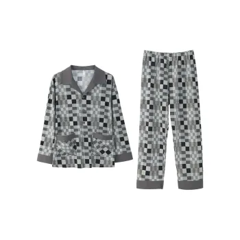 Aannsfam Pajama Set Women's Dark Heather Gray
