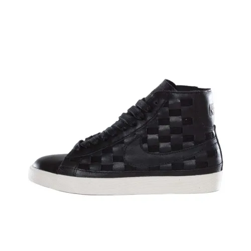 Nike Blazer Mid Skateboard Shoes Women's Mid-Top Black