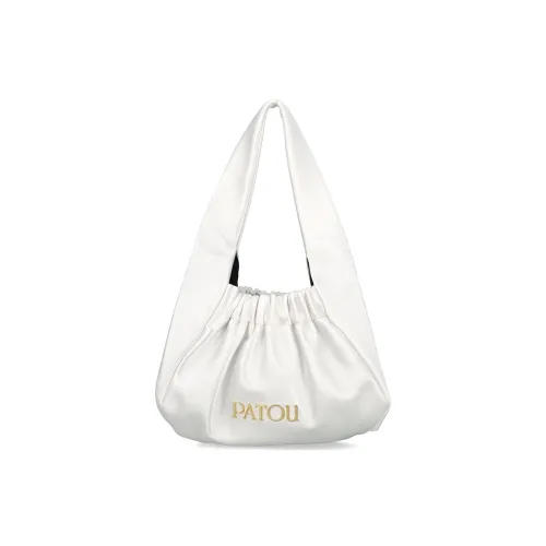 Patou Le Biscuit Satin Shoulder Bag