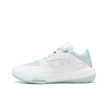 PEAK State Pole Cushioning Anti Slip And Wear Resistant Low Top Performance Basketball Shoes Men's White Light Blue