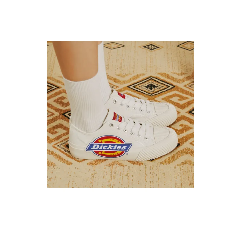 Dickies Canvas Shoes Women's Low-Top White-5