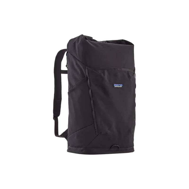 Patagonia 32L Outdoor Mountaineering Bag Backpack Organic Cotton Canvas Black Unisex-0
