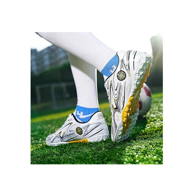 Kayt TF Rubber Broken Studs Non-slip Lightweight Soccer Shoes Unisex-3