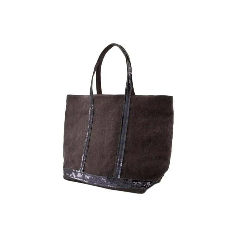 Vanessa Bruno Polyester With Acrylic Tote Bag, Shopping Bag, Shoulder Bag, Handbag Tubas Women's Brown-1