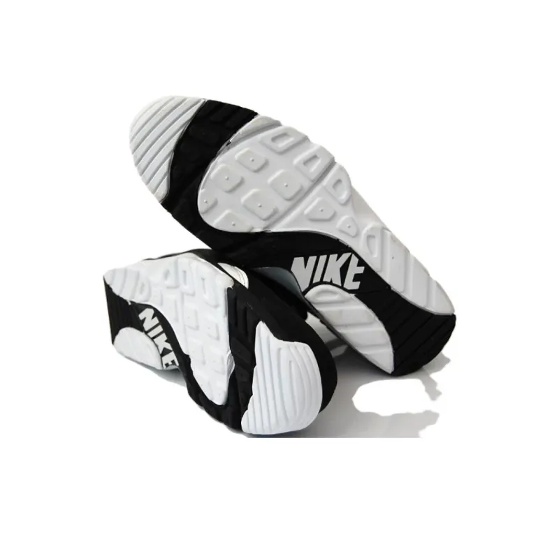 Nike Air Trainer Huarache Anti Slip Wear Resistant Mid Top Vintage Basketball Shoes Unisex Black-4