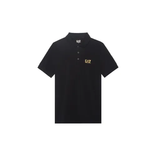 EMPORIO ARMANI Polo Shirts Men Black