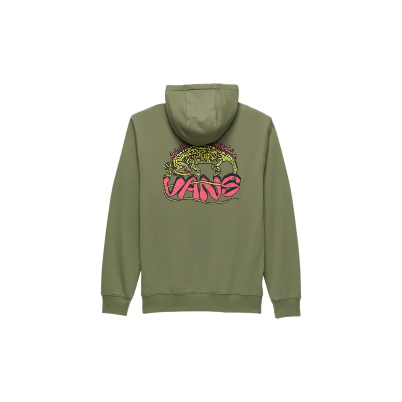 Vans Fiery Friend Pullover Hoodie Sweatshirt Men's Green-1