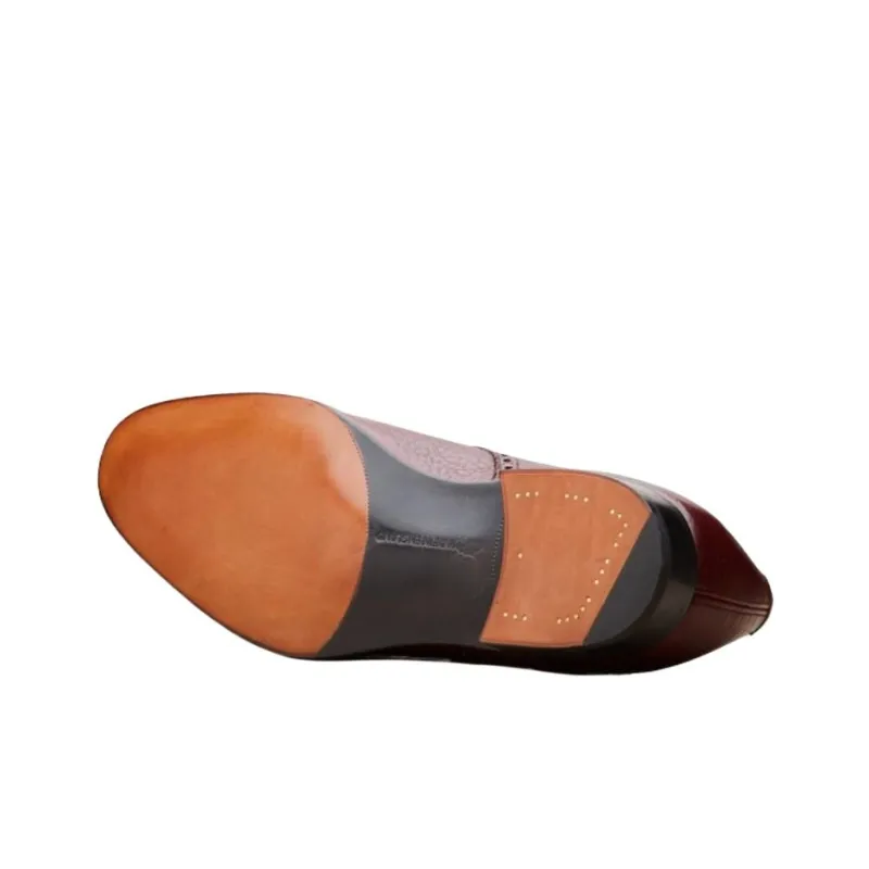 Edward Green Shoreditch Dress Shoes Men's Red Brown-4