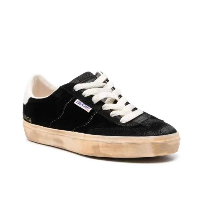 Golden Goose Soul-Star Velvet Sneakers-3
