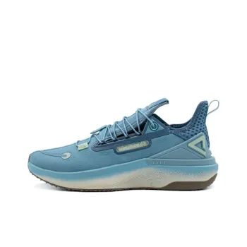 PEAK State Pole 4.0 Cushioning Slip Resistant And Abrasion Resistant Low Top Running Shoes Men's Turquoise Blue