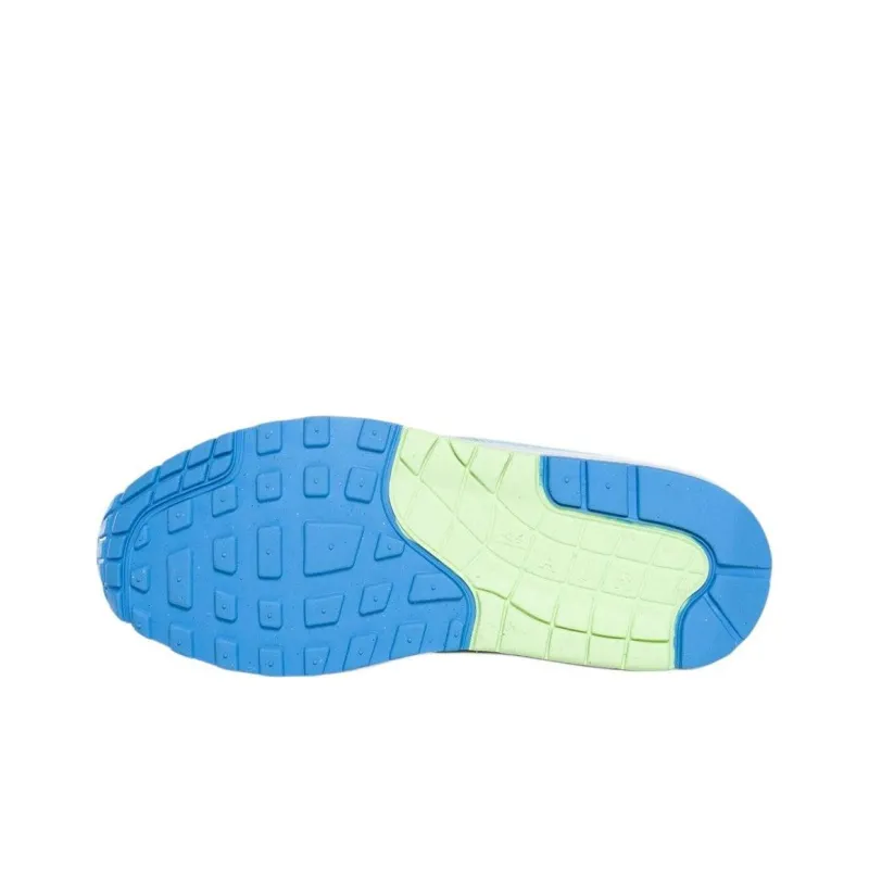 Nike Air Max 1 Anti-Slip Wear-Resistant Low-Top Casual Shoes Unisex Blue Green-4