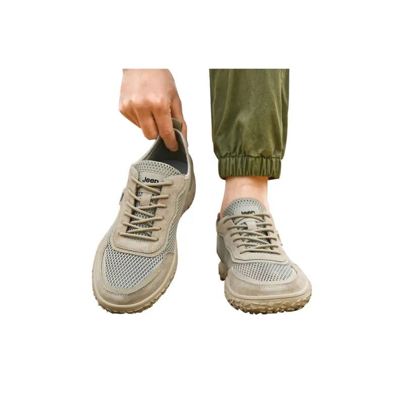 Jeep Cushioned Anti-Slip Wear-Resistant Waterproof Breathable Quick-Drying Low-Top Casual Running Shoes Men's-18