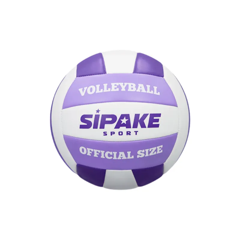SIPAKESPORT Volleyball Unisex PVC Material Size 5 Standard Purple-1