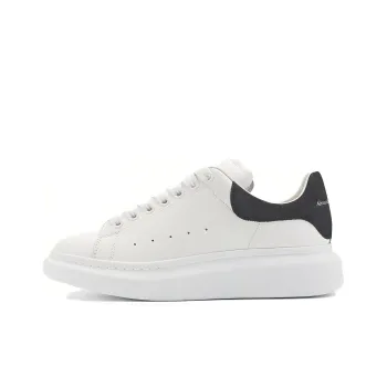 Alexander McQueen Oversized Black Embossed Suede Croco