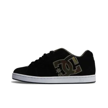 DC Shoes Low Top Skateboard Shoes Men's Black Green