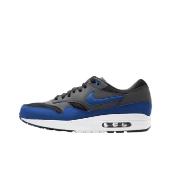 Nike Air Max 1 Anti Slip Wear Resistant Low Top Casual Running Shoes Men's Gray Blue