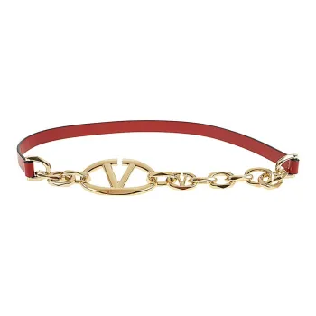 Valentino VLogo Signature Cable Link Chain Belt