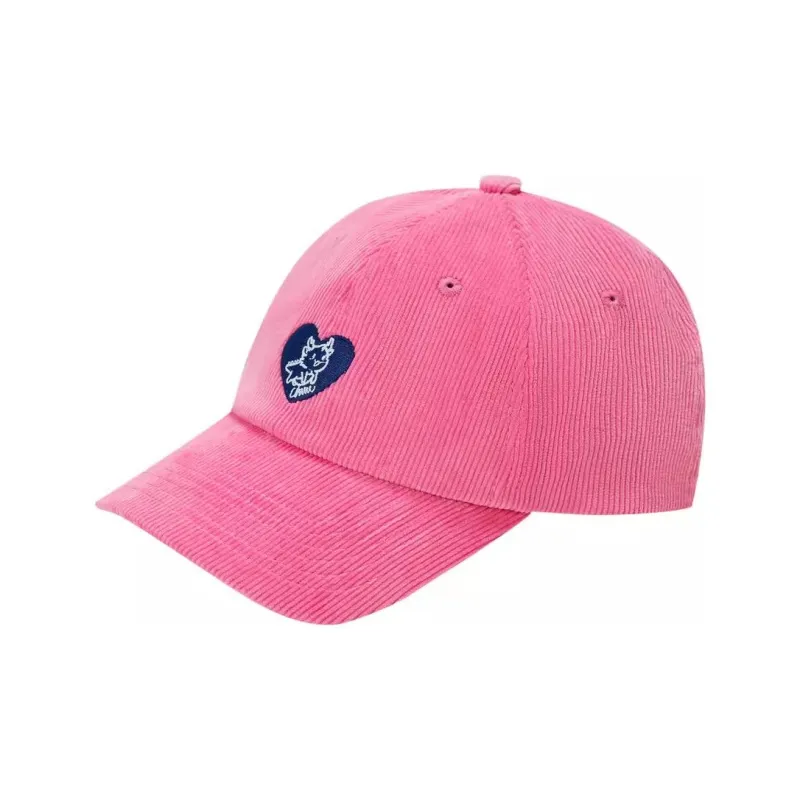 CHUU Cotton Baseball Caps Women's Green/Pink-1