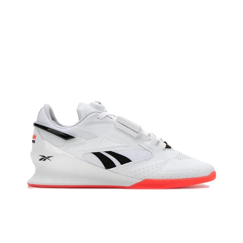 Reebok Legacy Lifter 3 Anti-Slip Wear-Resistant Low-Top Training Shoes Unisex White-1