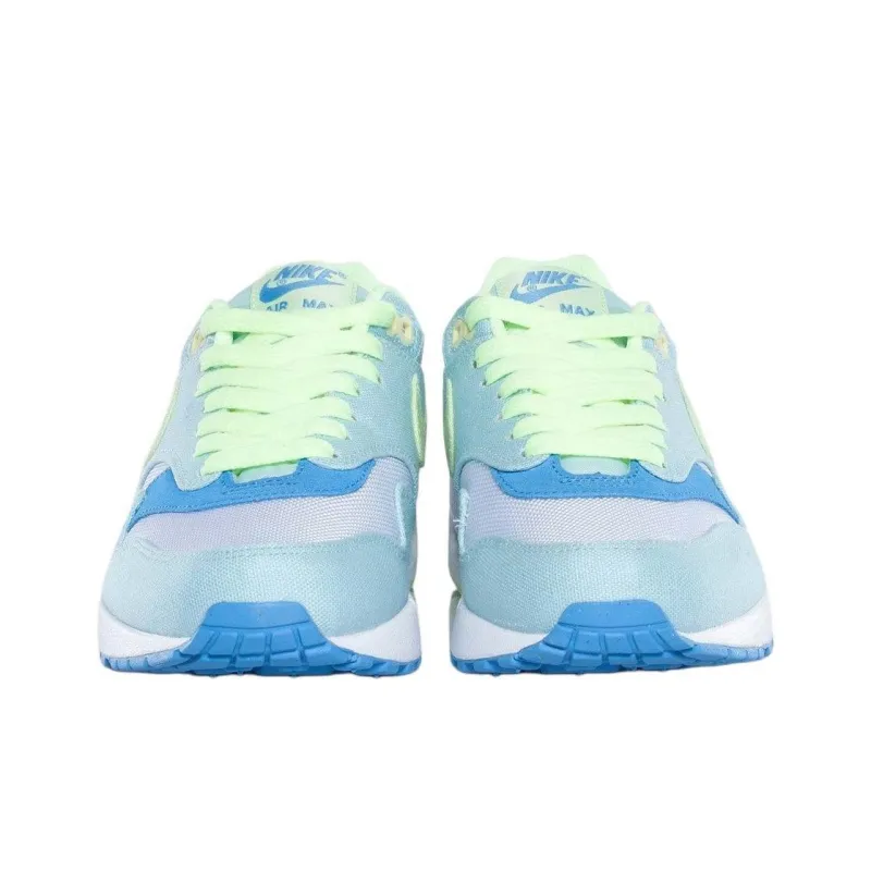 Nike Air Max 1 Anti-Slip Wear-Resistant Low-Top Casual Shoes Unisex Blue Green-2