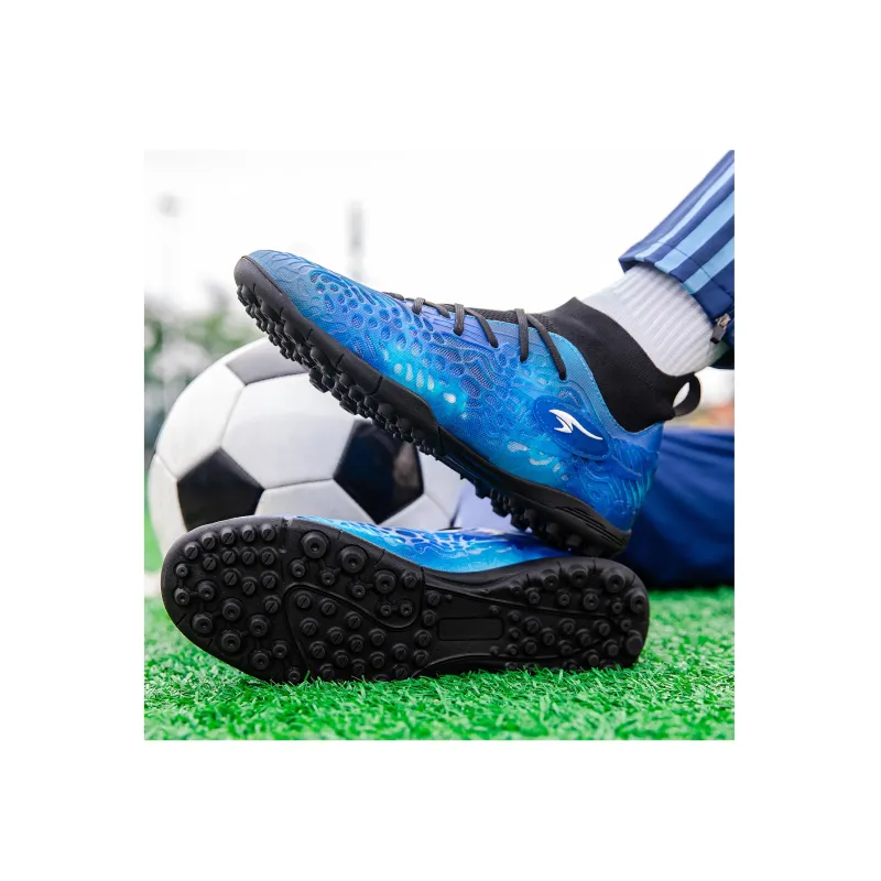 SUNAIS MG Rubber Short Studs TF Rubber Broken Studs Artificial Ground, Natural Ground Breathable Soccer Shoes Unisex-16