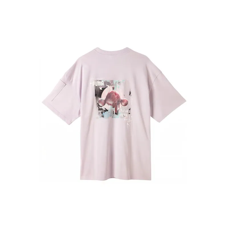 PUMA x PAOPAOMATE,LIANMINGKUAN T Shirt Unisex Light Purple-1