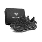 Jet Black (Distressed Lace-Up)