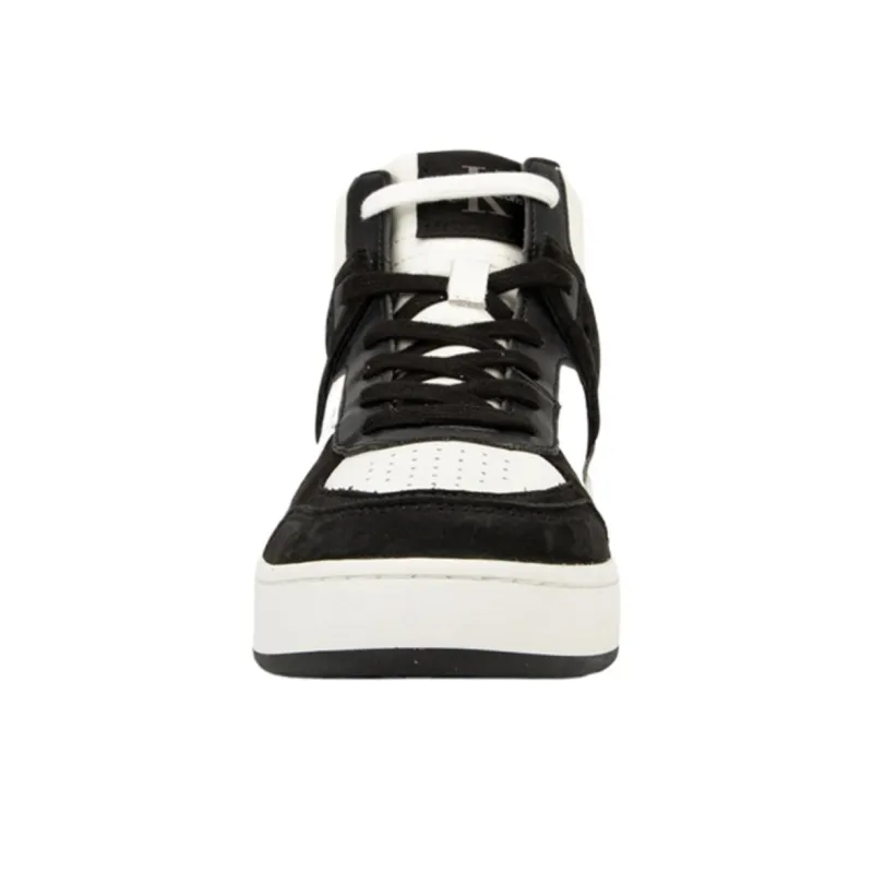 CKJ CALVIN KLEIN JEANS Mid-Top Skateboard Shoes Women's Space Black-2