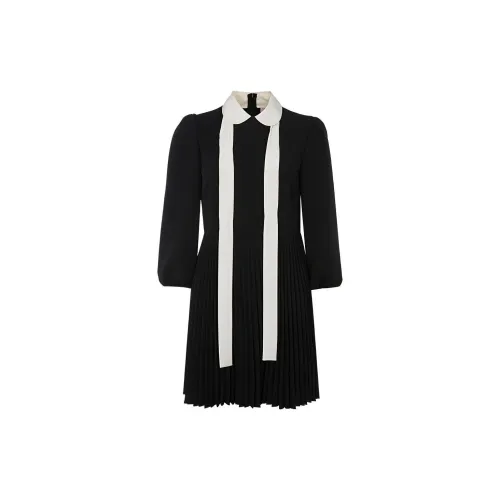 RED VALENTINO Long-Sleeved Dresses Women's Black