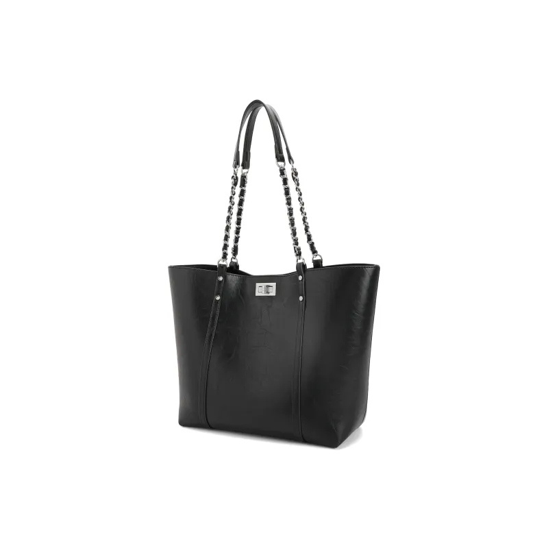 BELLE Artificial Leather Totes Handbag Shoulder Bag Large Size Women's Multicolor-4