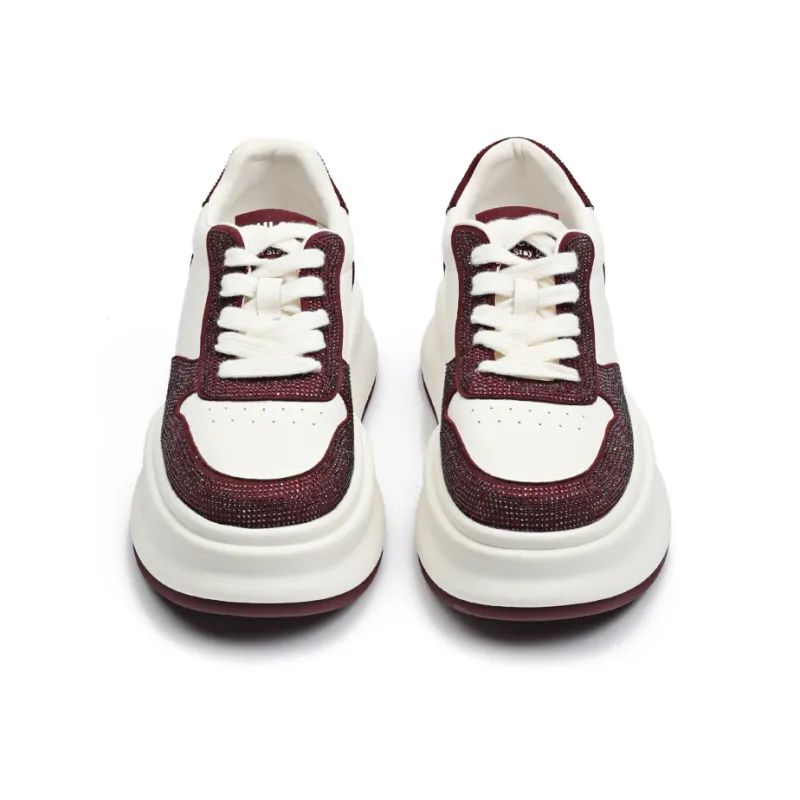 CENTRAL&KITTY Lightweight Height Increasing Low-Top Skateboard Shoes Women's-1