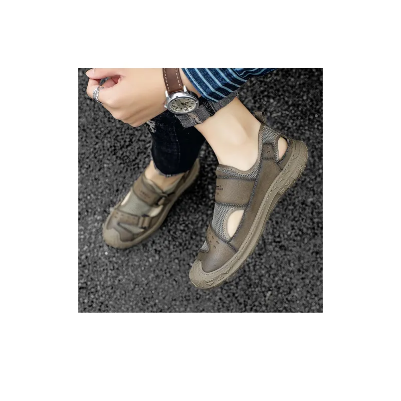 G.N.SHIJIA River Trekking Shoes Men Black/Brown-12