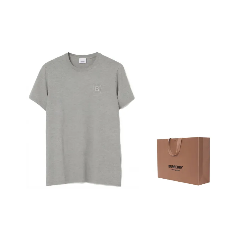 Burberry T Shirts Men Gray-1