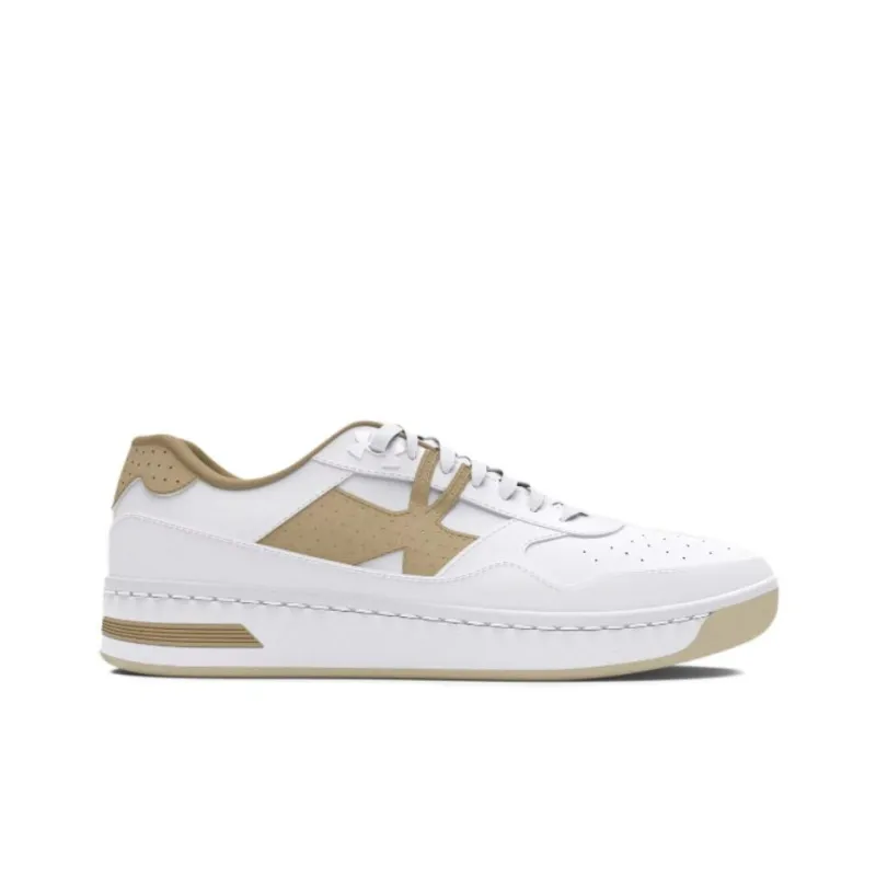 Under Armour Anti Slip Wear Resistant Low Top Casual Shoes Men's White Brown-1