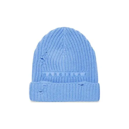 MM6 Maison Margiela Distressed Ribbed Knit Beanie