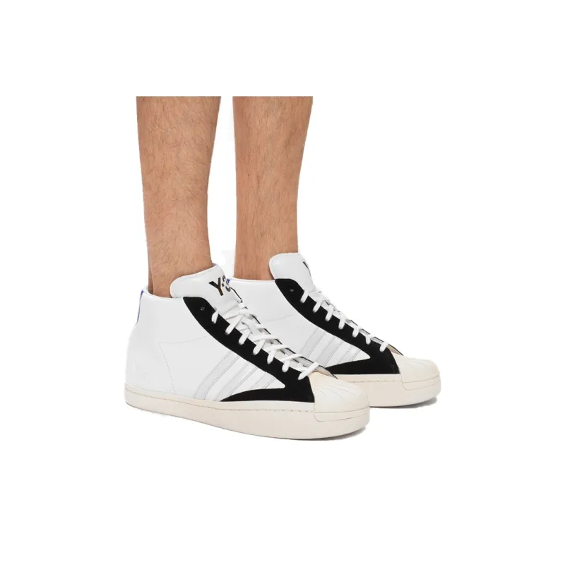 Adidas Y 3 Yohji Pro Cloud White Bold Blue-6