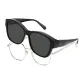 Bright Black Frame with Gray Lens[9019]Polarized