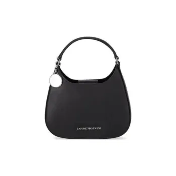 EMPORIO ARMANI Polyurethane One Shoulder Handbag Women's Black