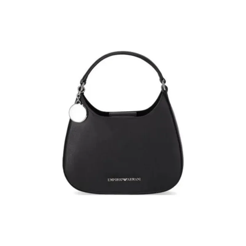 EMPORIO ARMANI Polyurethane One Shoulder Handbag Women's Black-0
