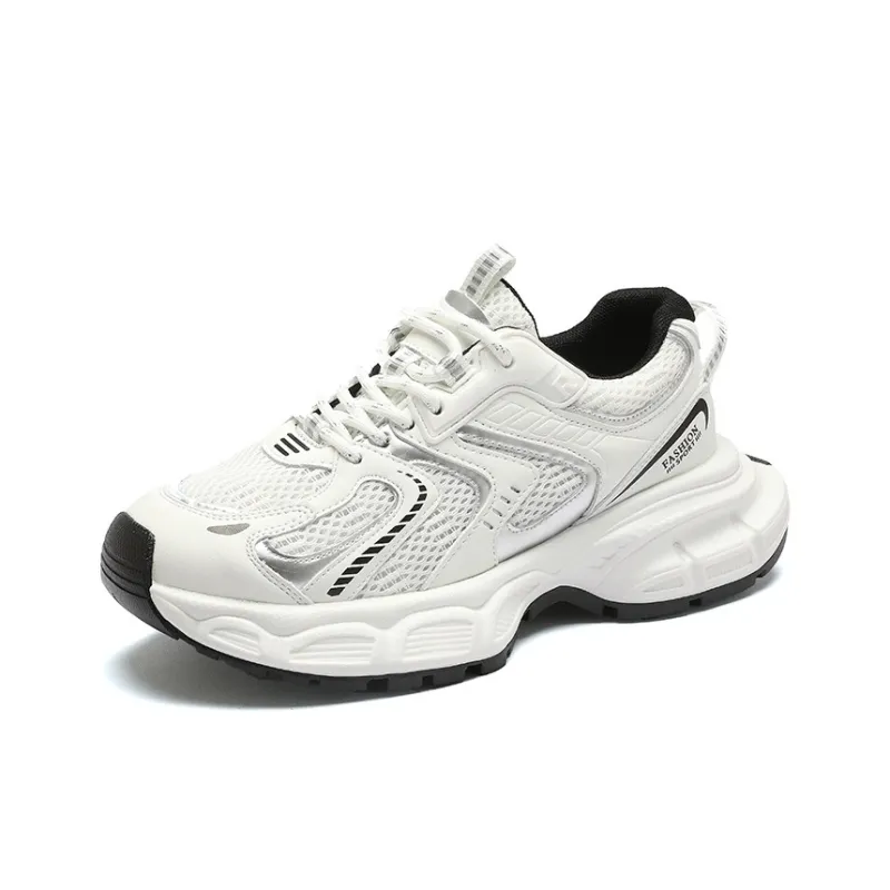 PARK DANCE Low Top Chunky Sneakers Women's White-0