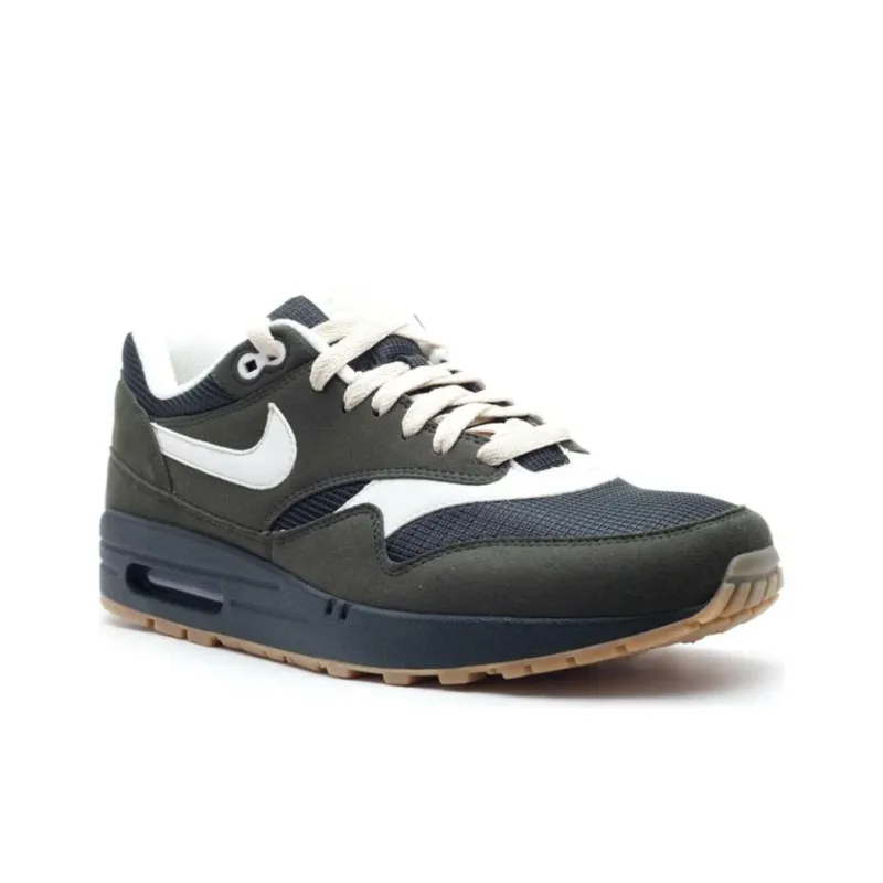 Nike Air Max 1 Anti-Slip Wear-Resistant Low-Top Casual Shoes Men's Army Green-2