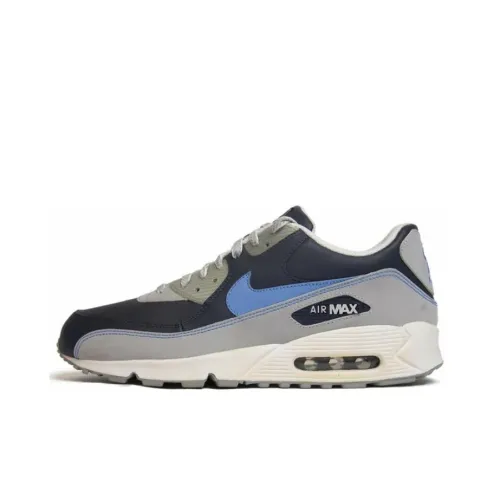 Nike Air Max 90 Casual Shoes Men Low-Top Black/Blue