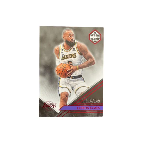 PANINI 2022 23 LeBron James Chronicles, Lakers, LeBron James, Old Man 116/149, Red Parallel Sports Cards 1 Pc